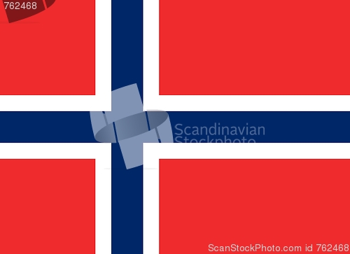 Image of The national flag of Norway