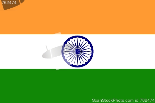 Image of The national flag of India