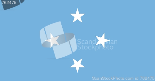 Image of The national flag of Micronesia