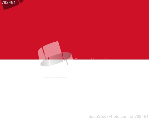 Image of The national flag of Monaco
