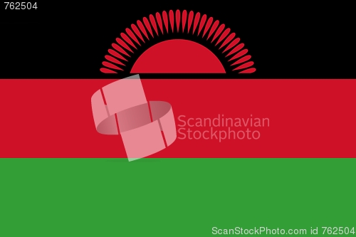 Image of The national flag of Malawi