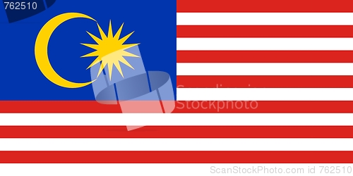 Image of The national flag of Malaysia