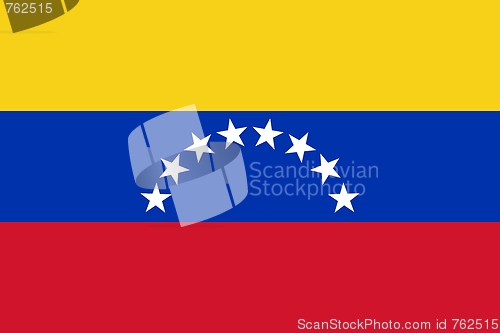 Image of The national flag of Venezuela