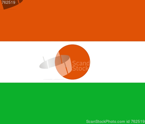 Image of The national flag of Niger