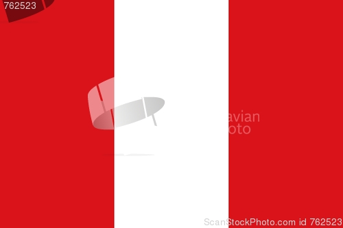 Image of The national flag of Peru