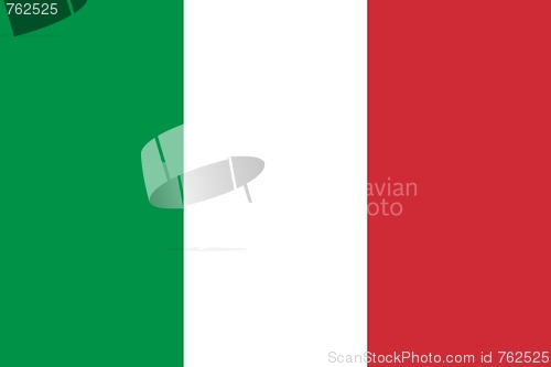 Image of The national flag of Italy