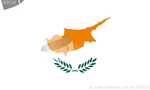 Image of The national flag of Cyprus