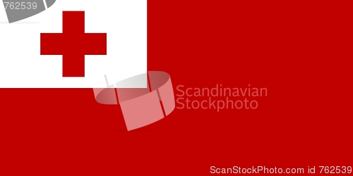 Image of The national flag of Tonga