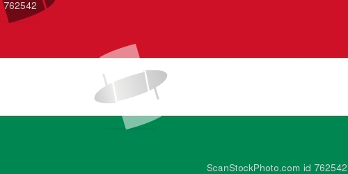 Image of The national flag of Hungary