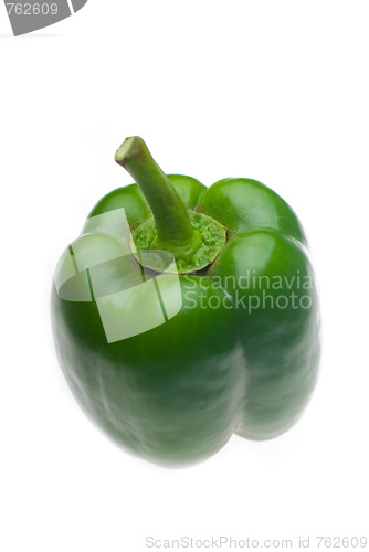 Image of fresh green  bell pepper