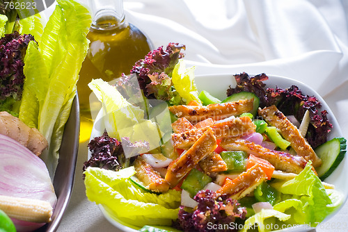 Image of sesame chicken salad
