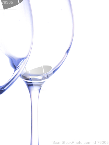 Image of Wine-glasses silhouettes