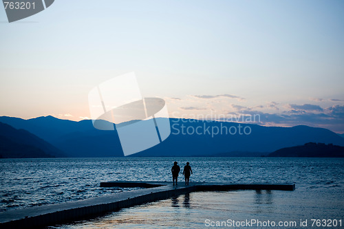 Image of Sunset at Lake Chelan