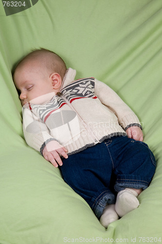 Image of Sleeping Newborn