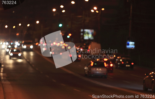 Image of Night traffic