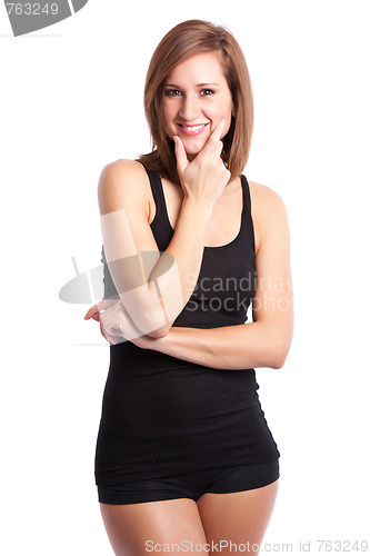Image of Beautiful happy woman