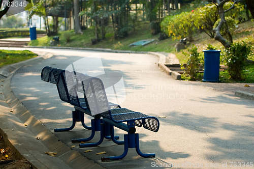 Image of Walk way in city park