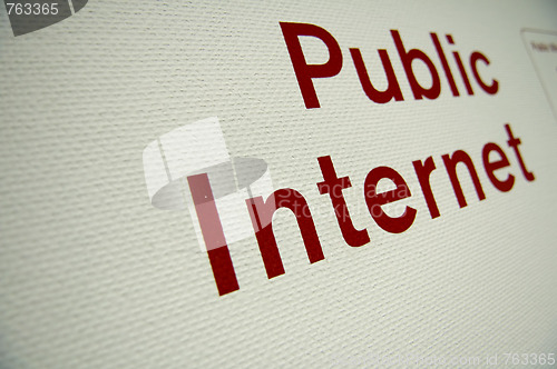 Image of Public internet