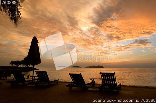 Image of Beach benches