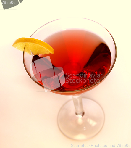 Image of martini with lemon