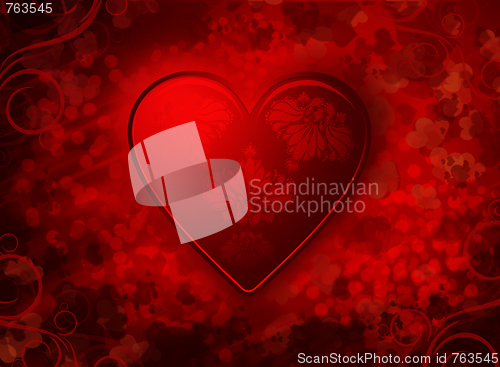 Image of Red valentines background