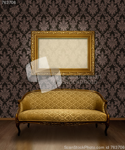 Image of Classic sofa and frame