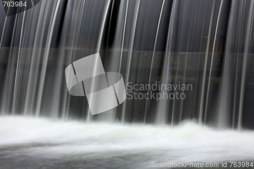 Image of Flowing water the river in Portugal