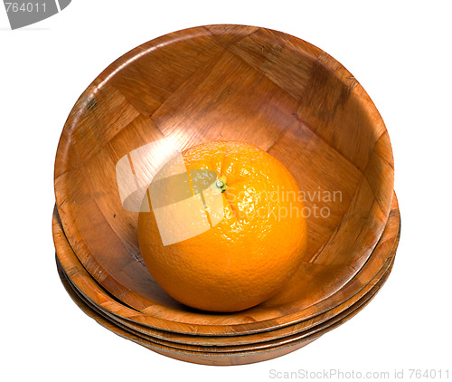 Image of Orange In A Bowl