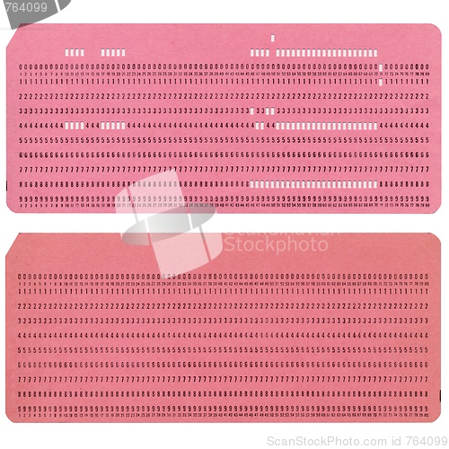 Image of Punched card