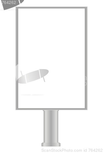 Image of Billboard on a white background