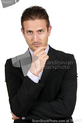 Image of Young businessman portrait