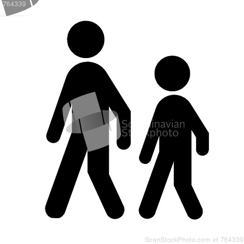 Image of Roadsign pedestrian