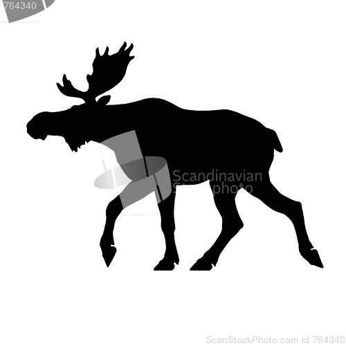 Image of Roadsign moose