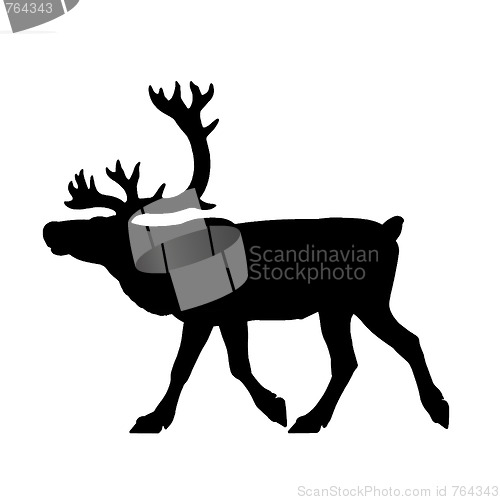 Image of Roadsign reindeer