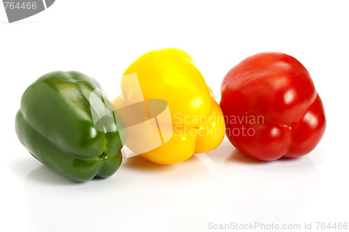 Image of Three colours on pepper