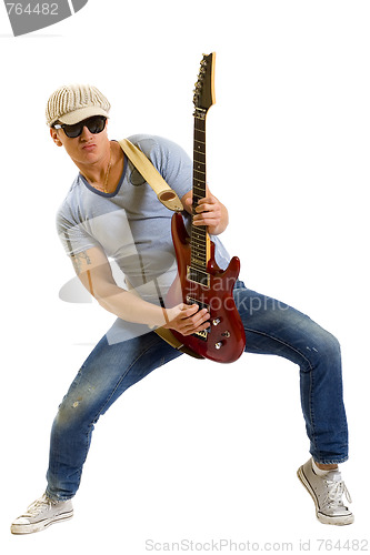 Image of Rockstar with a guitar