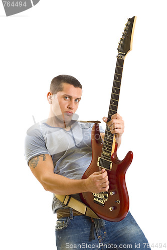 Image of guitarist playing