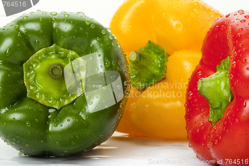 Image of colored peppers