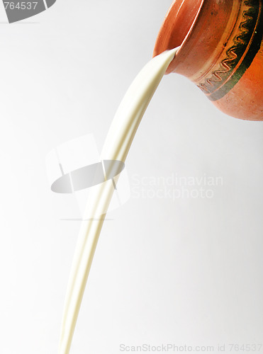 Image of milk pour