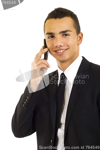 Image of Businessman on Phone