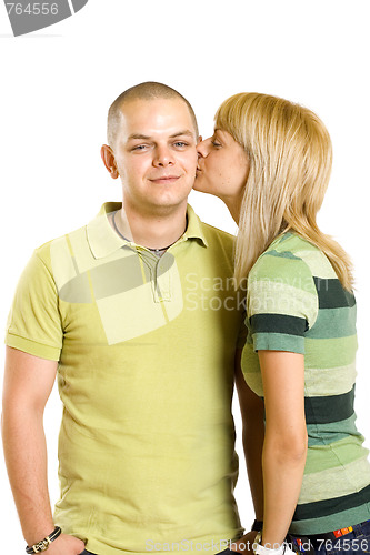 Image of Young in love pair