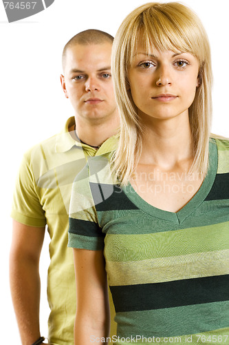 Image of young unhappy couple