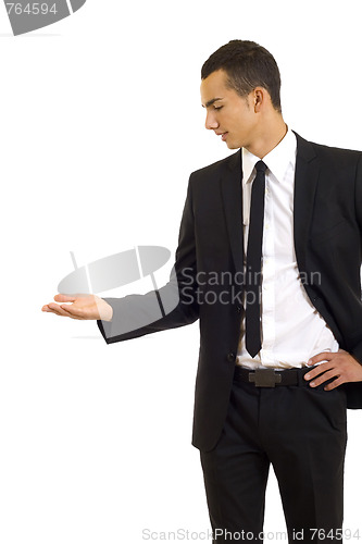 Image of business man giving a presentation