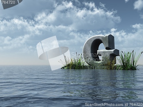Image of letter g monument