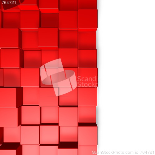 Image of red cubes