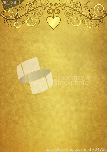 Image of Old yellow-brown paper 