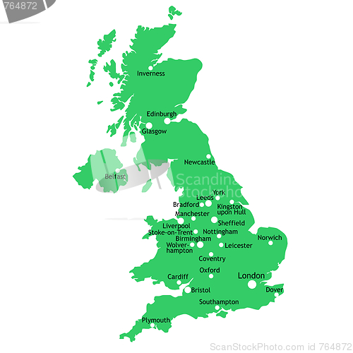 Image of UK map