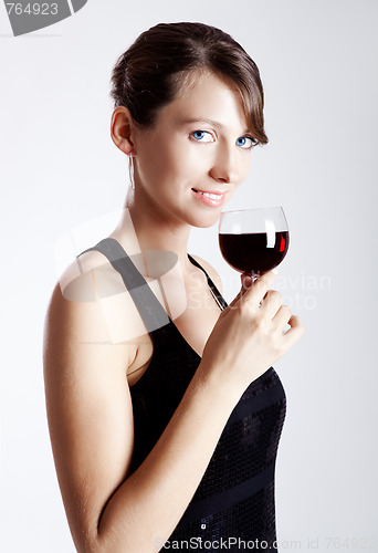 Image of Drinking wine