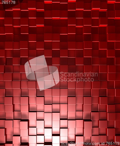 Image of red cubes