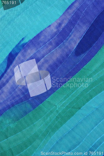 Image of Blue silk background.